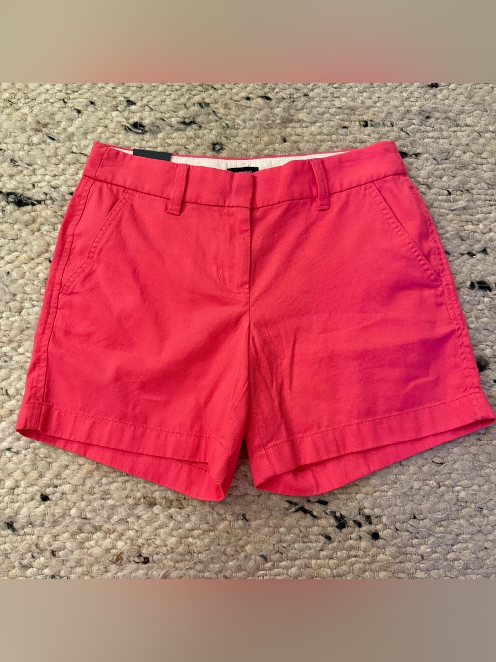 J Crew 5” Stretch Chino Short pink size 0